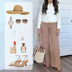👖 50% OFF NOW! ✨ High-Waist Wide Leg Pants – Figure-Flattering, 3 Adjustable Lengths & Super Stretch 🏃‍♀️