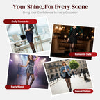 🏆 BUY 1 GET 1 FREE! 🔥 Transparent High-Waisted Shiny Sheer Tights for Women - Sheer & Comfortable 👑✨