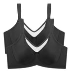 🏆 Last Day Special Price $ 19.99 ! 💐Women's Plus Size Cooling Full Coverage Minimizer Bra