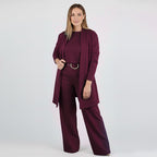 ⏳Time-Limited Special⏰Elegant 3-piece set including long cardigan, top and pants💞