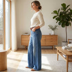 ⏳Time-Limited Special⏰Women's Vintage High-Waist Wide-Leg Jeans👖