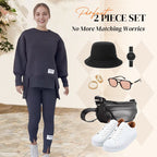 🔥Hot Sale-50% Off🍃Women's Casual Sweatshirt Leggings Set