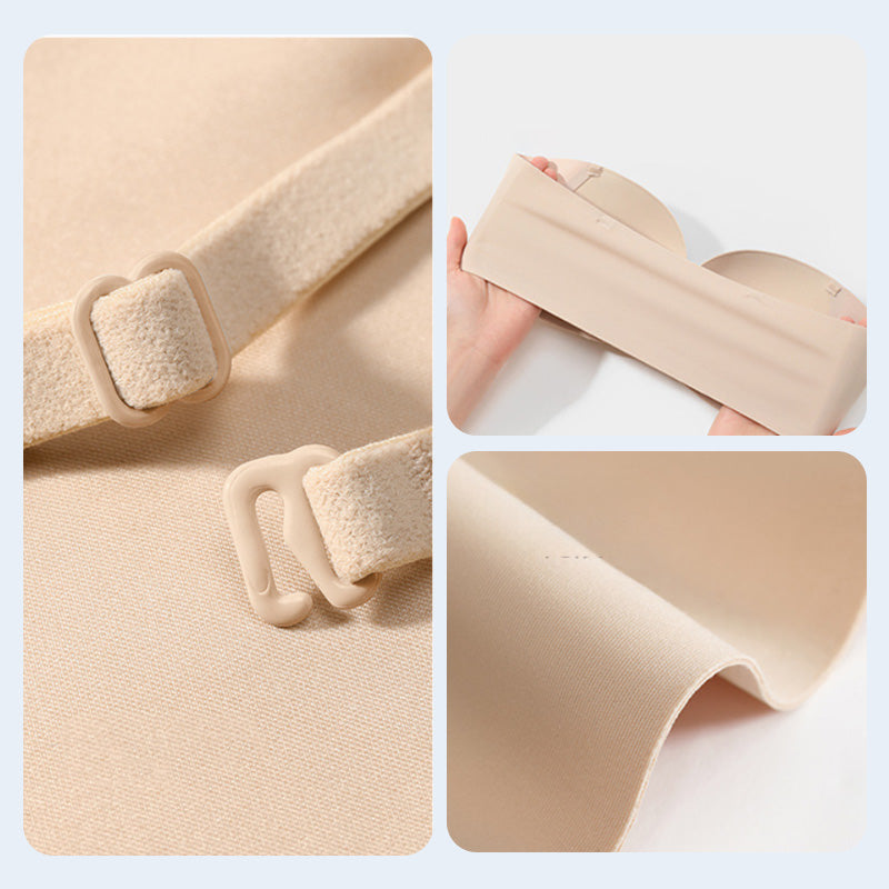🌸NEW ARRIVAL LIMITED TIME OFFER😍Removable Straps Wire-Free Gathering Bra