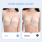 🌸NEW ARRIVAL LIMITED TIME OFFER😍Removable Straps Wire-Free Gathering Bra