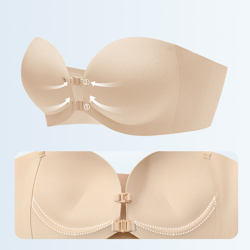 🌸NEW ARRIVAL LIMITED TIME OFFER😍Removable Straps Wire-Free Gathering Bra