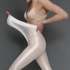 🏆 BUY 1 GET 1 FREE! 🔥 Transparent High-Waisted Shiny Sheer Tights for Women - Sheer & Comfortable 👑✨