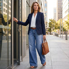 ⏳Time-Limited Special⏰Women's Vintage High-Waist Wide-Leg Jeans👖