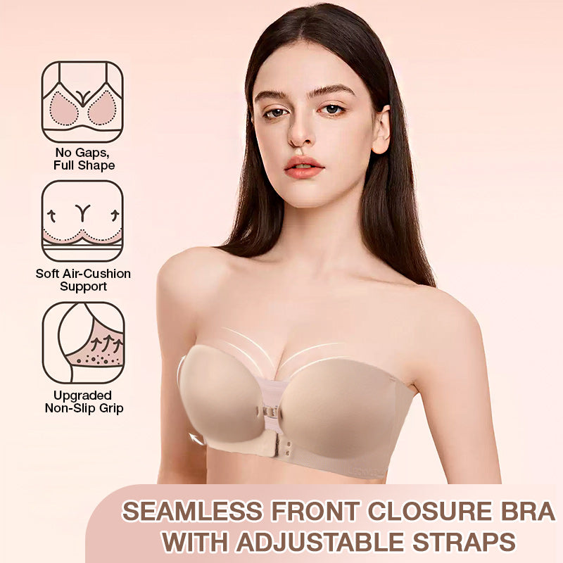 ⏳ Time-Limited Special! ⏰Seamless Front Closure Bra With Adjustable Straps💜
