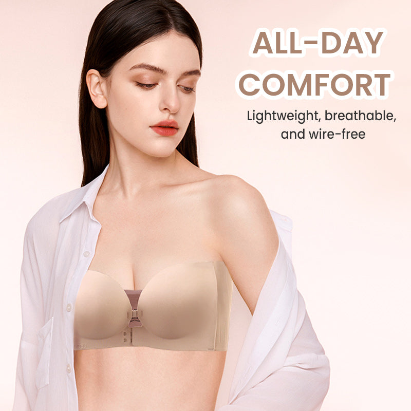 ⏳ Time-Limited Special! ⏰Seamless Front Closure Bra With Adjustable Straps💜