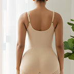 Women's Tummy Control Zip-Up Shapewear Bodysuit