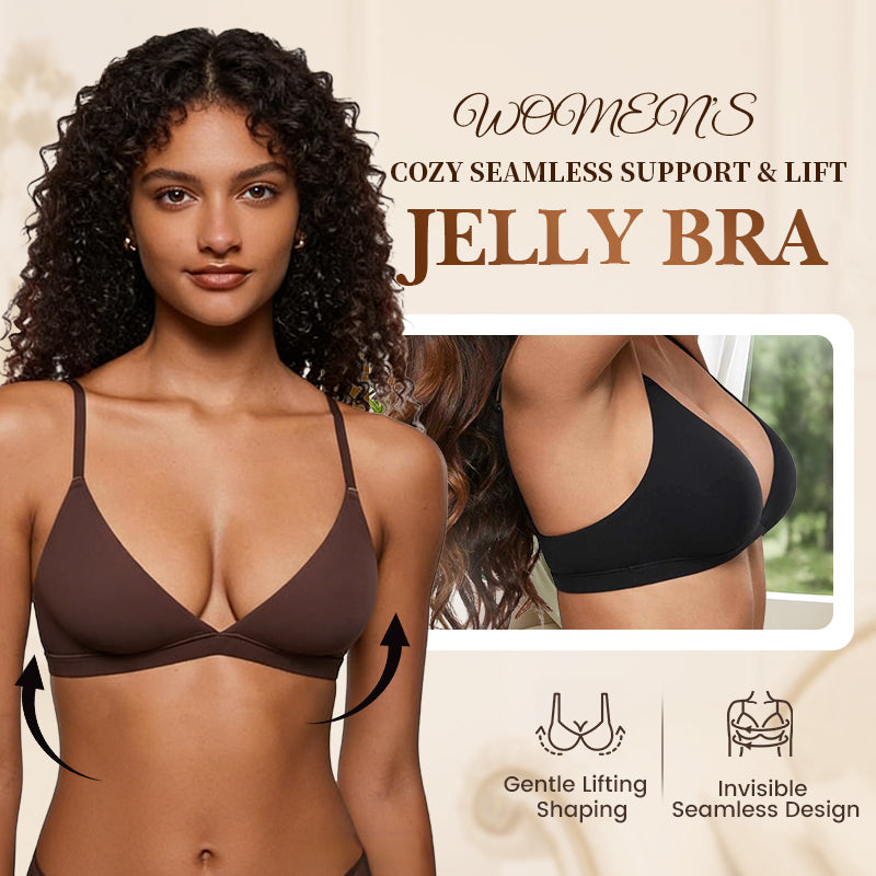 💜 LAST DAY PROMOTION - 50%OFF💜 Women's Wire-Free Jelly Support Triangle Bralette