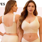 ⏳Time-Limited Special⏰Full Coverage Seamless Support Bra – Anti-Sagging & Side Smoothing – All-Day Comfort 🦋