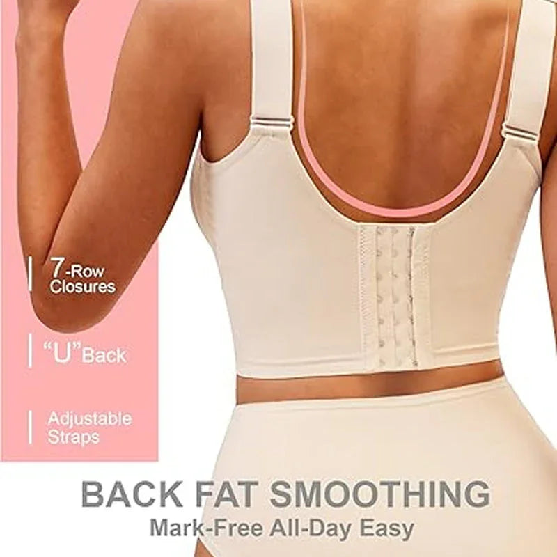 ⏳Time-Limited Special⏰Full Coverage Seamless Support Bra – Anti-Sagging & Side Smoothing – All-Day Comfort 🦋