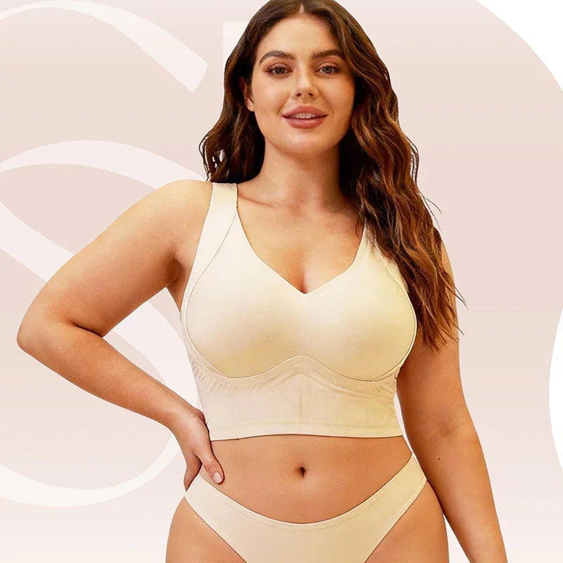 ⏳Time-Limited Special⏰Full Coverage Seamless Support Bra – Anti-Sagging & Side Smoothing – All-Day Comfort 🦋