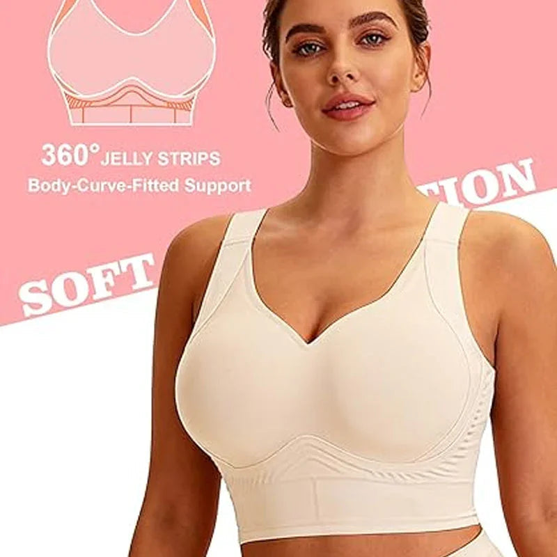 ⏳Time-Limited Special⏰Full Coverage Seamless Support Bra – Anti-Sagging & Side Smoothing – All-Day Comfort 🦋