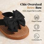👡🎀 Elegant Retro Bow Flat Sandals – 50% OFF! Vintage charm, cushioned comfort, chic bow detail – step into effortless style. ✨