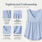 Women's Summer Sleeveless V-Neck Top