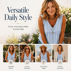 Women's Summer Sleeveless V-Neck Top