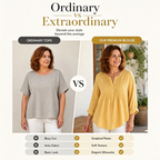 ⌛Limited-Time Offer-Women's Long Sleeve Pleated Henley Neck Blouse