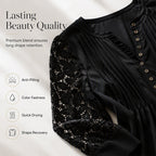 Women's Casual Lace Long-Sleeved V-Neck Top