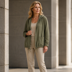 🌸Hot Sale 50% OFF💖Women's Casual Hooded Jacket with Drawstring Hem