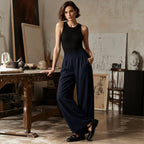 🌸Hot Sale 50% OFF👖 Women's Elastic Waist Wide-Leg Pants – Flattering Relaxed Fit For Everyday Comfort & Style 🤍
