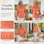 Elegant Lace Neck Tee