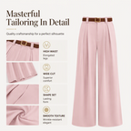 🌸Hot Sale 50% OFF💖Women's Elegant High-Waisted Wide-Leg Suit Pants
