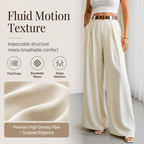 🌸Hot Sale 50% OFF💖Women's Elegant High-Waisted Wide-Leg Suit Pants