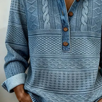 ⏰Last Day Sale 50% Off 💃 Women’s Denim Patchwork Lapel Long-Sleeve Shirt