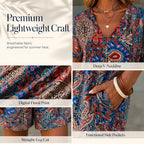 Trending Now⭐ Paisley Print Resort Jumpsuit – Lightweight & Flowy for Effortless Summer Getaways