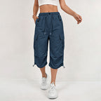 Hot Sale 50% OFF💖Women’s Lightweight Quick Dry Cargo Capri Trousers, Utility Everyday Outdoor Pants