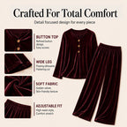 Women's Casual Velvet 2-Piece Loungewear Set