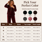 Women's Casual Velvet 2-Piece Loungewear Set