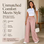 ☀️👖Seasonal Style - High-Rise Drawstring Pants – Breezy Comfort & Easy Pairing for Any Casual Look