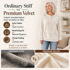 Women's Golden Velvet Sweatshirt