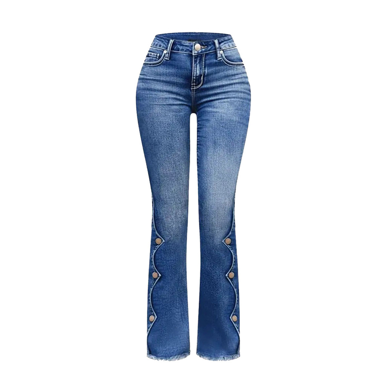 ⏰Last Day Sale 50% OFF& Free Shipping✈️💃Women High Waisted Distressed Flare Jeans