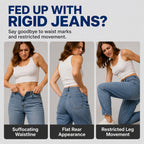Women's High Waisted Harem Denim Pants