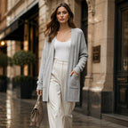 🍂 Women's Ribbed Knit Cardigan – Cozy Texture Meets Effortless Autumn Style