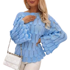 💖Early Autumn’s Sale 50% OFF🧥Women's Hollow Out Slouchy Knit Sweater