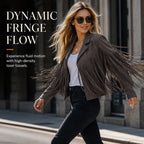🌸Hot Sale 50% OFF💖Women’s Casual Long Sleeve Fringe Jacket