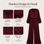 👚 Women's Casual Loose Top & Trousers Set – Effortless Autumn Comfort & Style