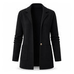 ✨ Elevated Everyday Comfort | Women's Lapel-Collar Knit Cardigan