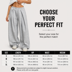 Women's Casual Pleated Wide-Leg Sweatpants