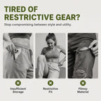 👖New Arrivals - Loose Cargo Joggers with High-Stretch Fabric – Functional Pockets & Tapered Silhouette for Active Urban Wear