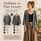 🧥Seasonal Style - Loose Hollow Knit Cardigan – Flowing Silhouette & Easy Pairing with Tanks or Dresses