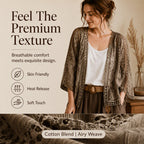 🧥Seasonal Style - Loose Hollow Knit Cardigan – Flowing Silhouette & Easy Pairing with Tanks or Dresses