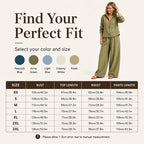 ✨ Effortless Comfort | Women's Zip-Up Cardigan & Wide-Leg Pants 2-Piece Set