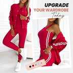 ✨ Effortless Versatility | Women's Jacket, Tank Top & Pants 3-Piece Set